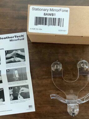 🆕Weathertech Clear Mirror Phone Holder NIB🙆‍♀️